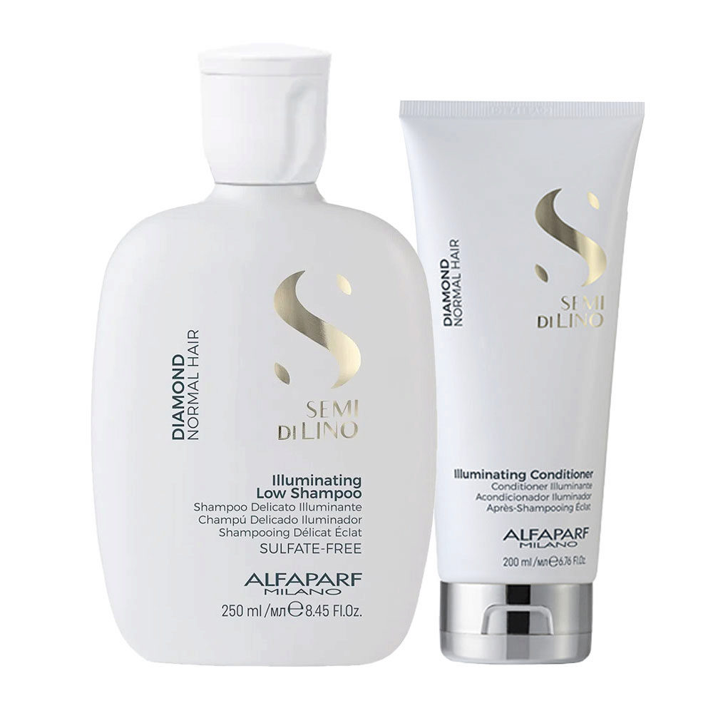 Alfaparf Milano Semi Di Lino Diamond Shampoo 250ml Conditioner 200ml