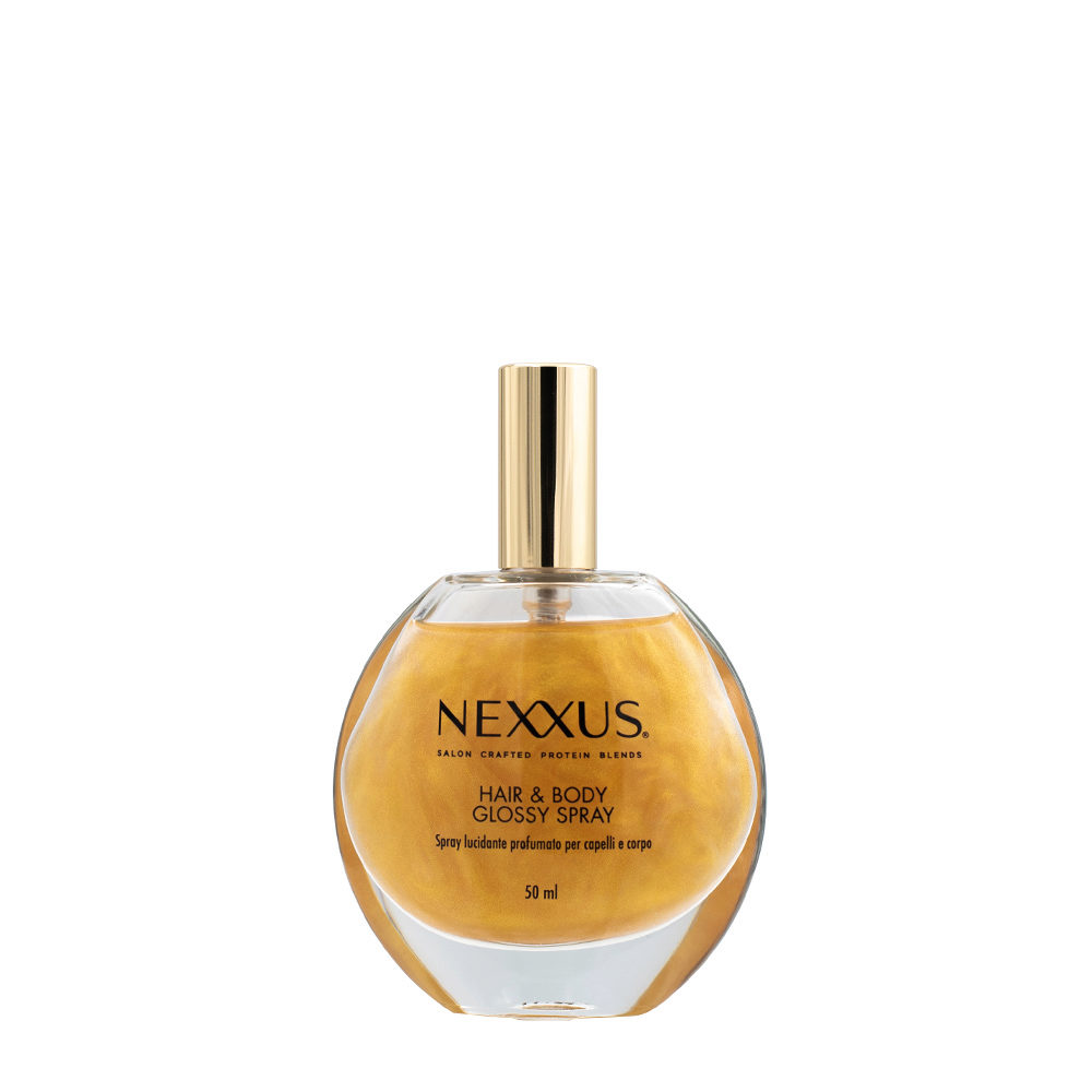 Nexxus Styling Hair & Body Glossy Spray 50ml - spray lucidante profumato per capelli e corpo