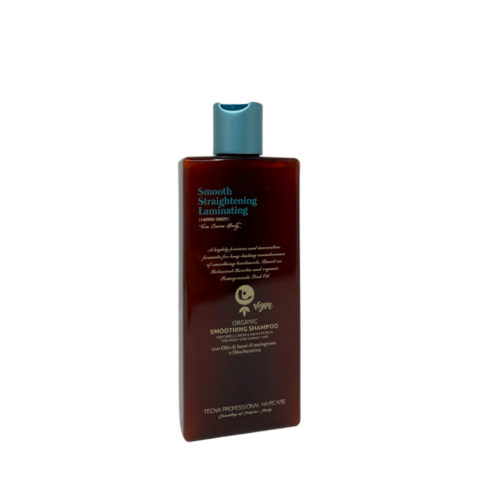 Tecna Smooth Straightening Laminating Organic Smoothing Shampoo 250ml - shampoo anti crespo