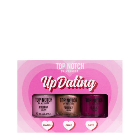 Mesauda Top NotchProdigy Nail Colour Up Dating Set 3x14ml - cofanetto smalti classici