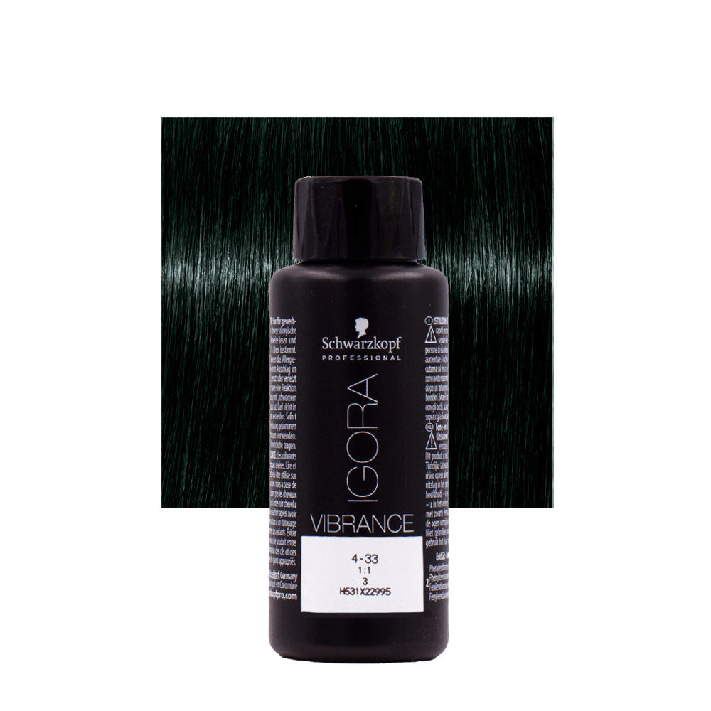 Schwarzkopf Igora Vibrance 4-33 Castano Medio Matt Extra 60ml  - colorazione tono su tono