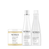 Nexxus Clean & Pure Exfoliating Scrub 250ml Shampoo 400ml Conditioner 400ml