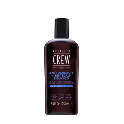 American Crew Anti-Dandruff Dry Scalp Shampoo 250ml - shampoo antiforfora e cuoio secco