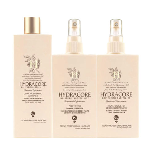 Hydracore Ultra Nourishing Shampoo 250ml Perfector 200ml Moistbooster 200ml