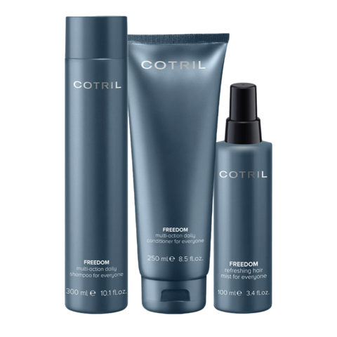 Cotril Freedom Shampoo 300ml Conditioner 250ml Refreshing Hair Mist 100ml