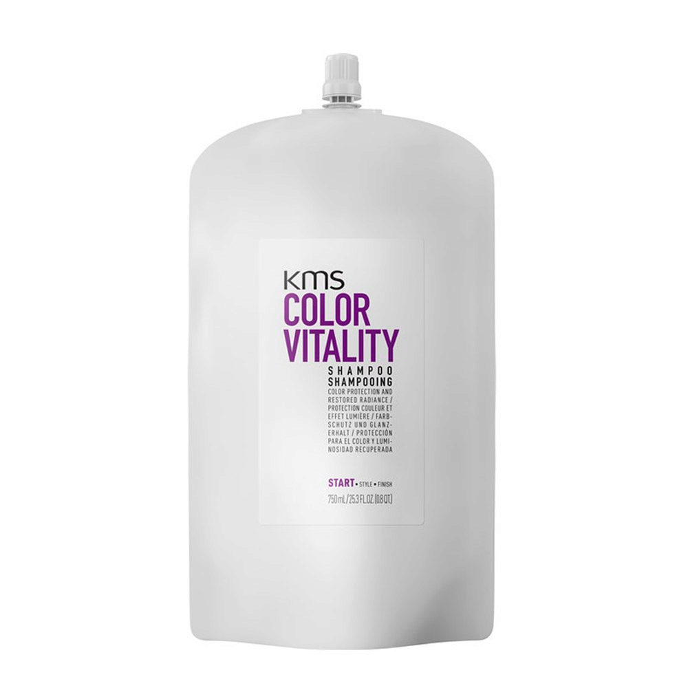 KMS Colour Vitality Shampoo Puch 750ml - shampoo capelli colorati
