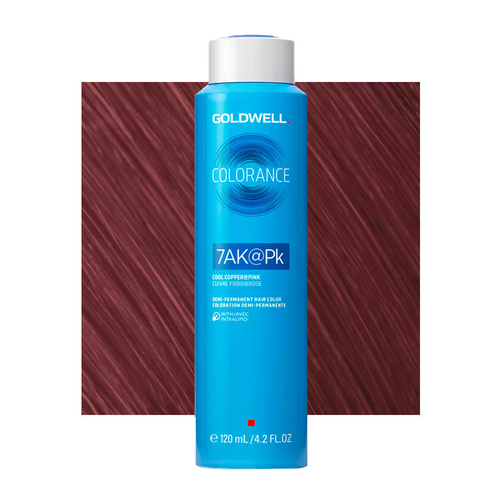 7AK@Pk Goldwell Colorance Can Cool Copper@Pink 120ml  - colorazione demi permanente