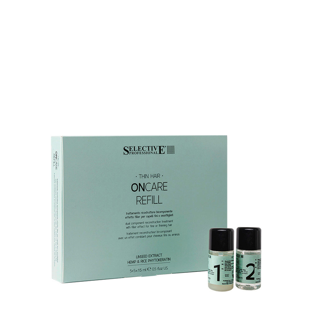 Selective Professional Refill Treatment Fiale 5+5x15ml - trattamento ricostruttore effetto filler