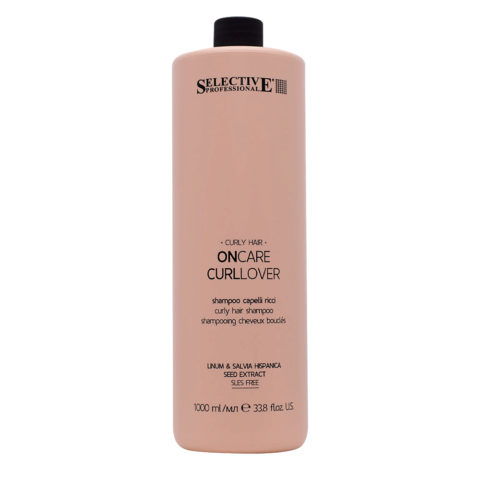 Selective Professional Curllover Shampoo 1000 ml - shampoo capelli ricci