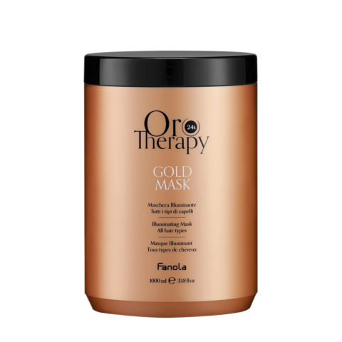 Fanola Oro Therapy Oro Puro Gold Mask 1000ml - maschera illuminante