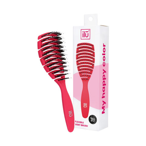 Ilū Easy Detangling Hair Brush Rose - spazzola districante