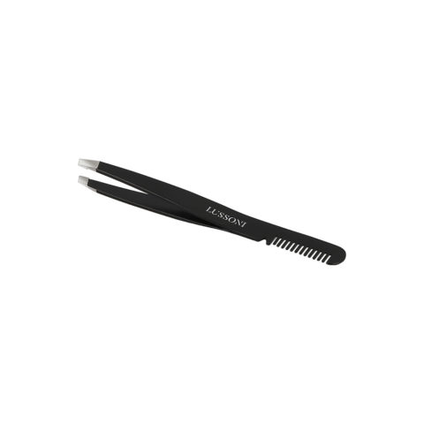 Make Up  Slant Tweezers With Comb 9.9cm - pinzette per sopracciglia con pettine