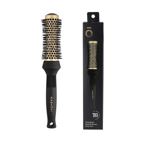 Kashōki Hair Brush Hourglass Styling 33mm - spazzola a clessidra