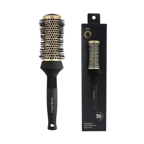 Kashōki Hair Brush Hourglass Styling 43mm - spazzola a clessidra