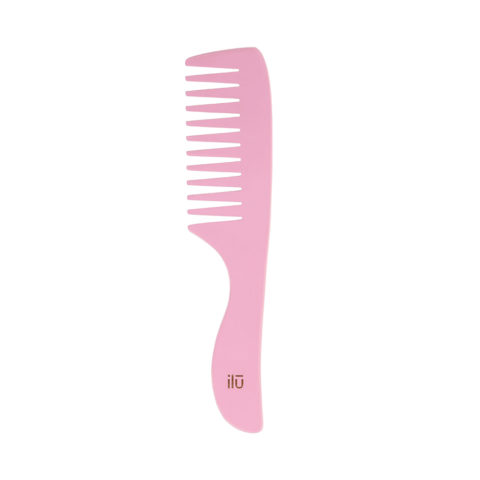 Ilū Bamboom Hair Comb Pink Flamingo - pettine denti larghi