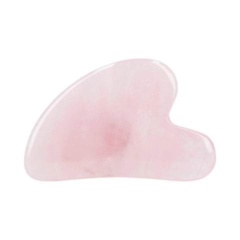 Ilū Make Up Rose Quartz Gua Sha Stone - pietra gua sha quarzo rosa