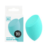 Ilū Make Up Olive Cut Sponge Turquoise - spugnetta make up