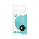 Ilū Make Up Olive Cut Sponge Turquoise - spugnetta make up