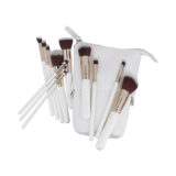 ilū Makeup Basic Brushes 12pz + Case Set White - set di pennelli