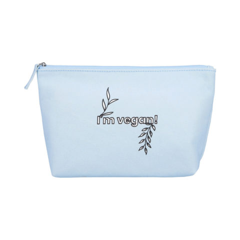 Make Up Cotton Beauty Bag Blue - pochette porta trucchi