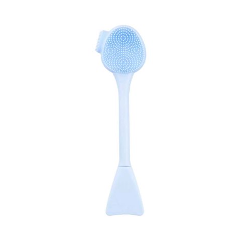 Skin Care Face Brush Blue - spazzola viso in silicone