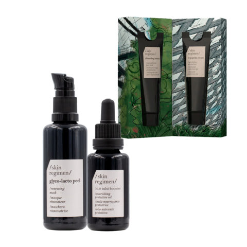 Skin Regimen Glyco Lacto Peel 50ml 10.0 Tulsi Booster 25ml + Essentian Urban Duo 2x12ml in Omaggio