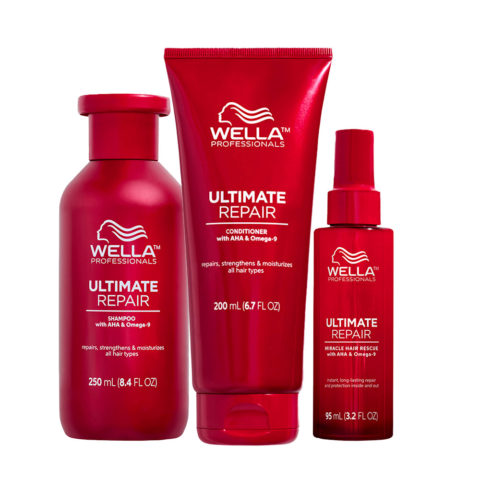 Ultimate Repair Shampoo 250ml Conditioner 200ml Miracle Hair Rescue 95ml