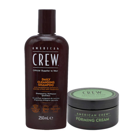 American Crew Daily Cleansing Shampoo 250ml Forming Cream 85gr