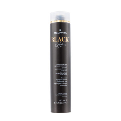 Medavita lunghezze Blondie Black Extra Cool Blonde Neutralizing Shampoo 250ml - shampoo neutralizzante biondi extra cool