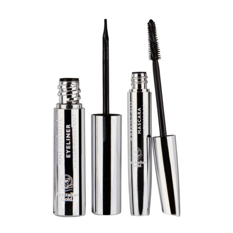 Make Up Eyeliner Black Water Resistant 6ml Mascara Black Waterproof 10ml