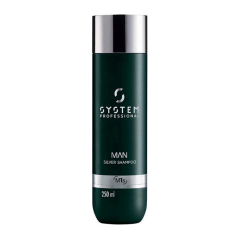Man Silver Shampoo M1s 250ml - shampoo per capelli grigi e bianchi