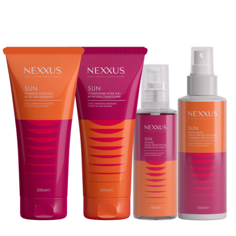 Nexxus Sun Shampoo After Sun 200ml Conditioner 200ml Uv Protection Oil 100ml Uv Protection Spray 150ml