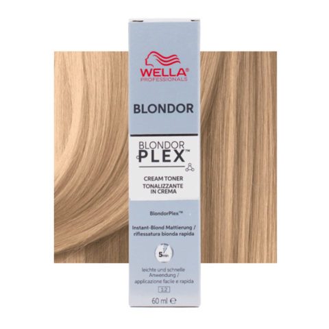Wella Blondor Plex Cream Toner Crystal Vanilla /36 60ml - tonalizzante in crema