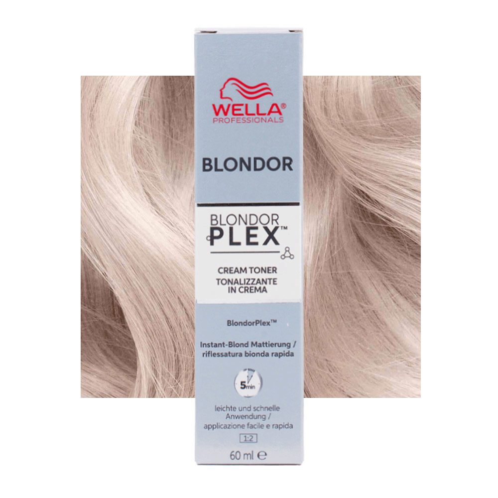 Wella Blondor Plex Cream Toner Pale Silver /81 60ml - tonalizzante in crema