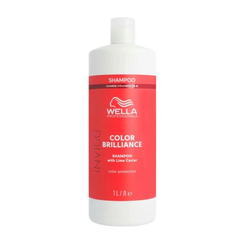 Wella Invigo Color Brilliance Coarse Color Protection Shampoo 1000ml - shampoo per capelli grossi