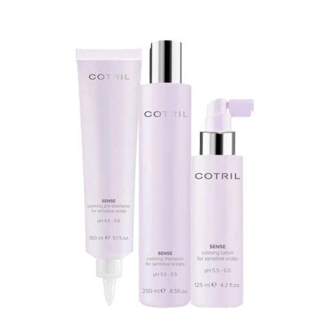 Cotril Scalp Care Sense Calming Pre-Wash 150ml Shampoo 250ml Lotion 125ml
