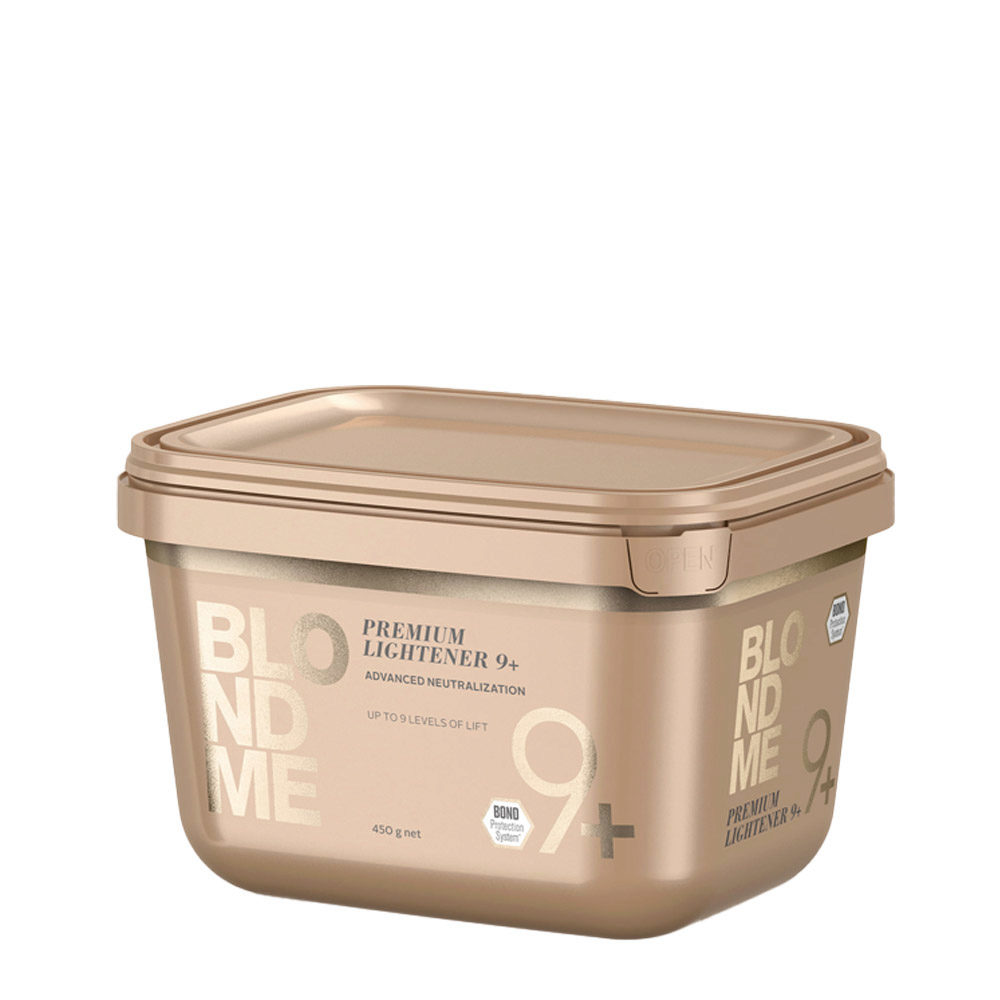 Schwarzkopf BlondMe Color Premium Lightener 9+ 450g - polvere schiarente
