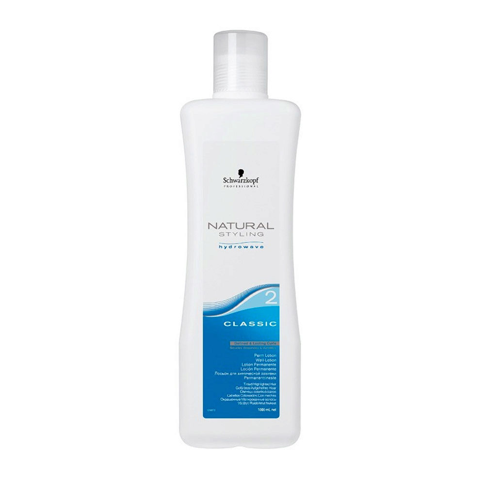 Schwarzkopf Natural Styling Classic 2 1000ml - permanente classica capelli colorati/schiariti