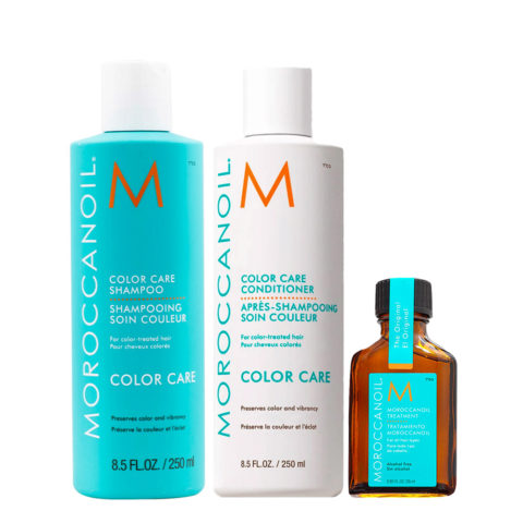Moroccanoil Color Care Shampoo 250ml Conditioner 250ml Oil Treatment 25ml