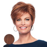 Hairdo Instant Short Cut Castano Medio Rubino - parrucca taglio corto