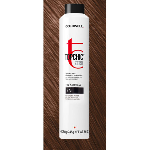 7N Topchic Zero The Naturals Mid Natural Blonde Can 250ml - colorazione permanente senza ammoniaca