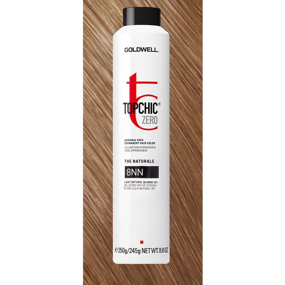 8NN Topchic Zero Light Natural Blonde Intense Can 250ml - colorazione permanente senza ammoniaca