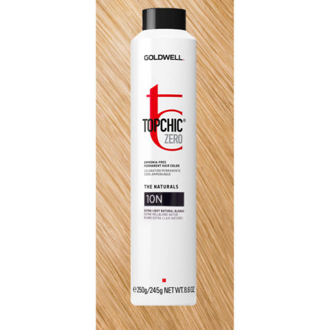 10N Topchic Zero Extra Light Natural Blonde Can 250ml - colorazione permanente senza ammoniaca