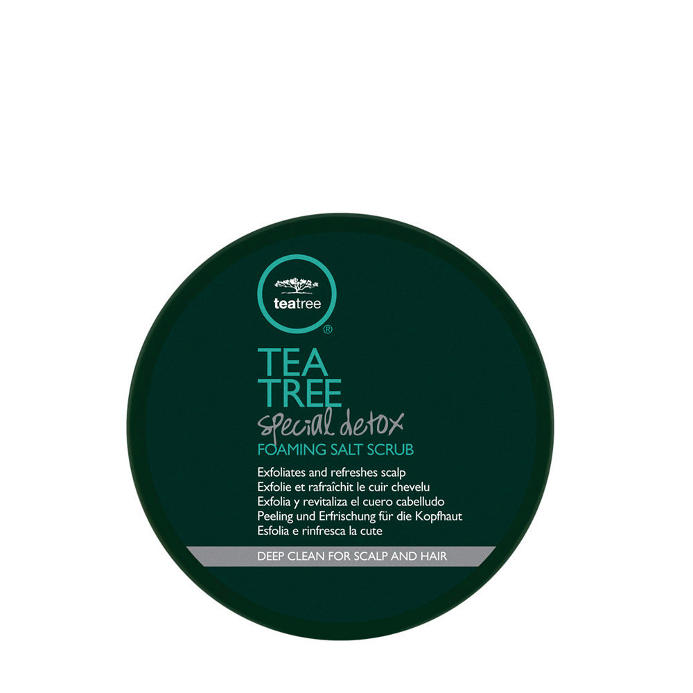 Tea Tree Special Detox Foaming Salt Scrub 184gr - scrub schiumogeno