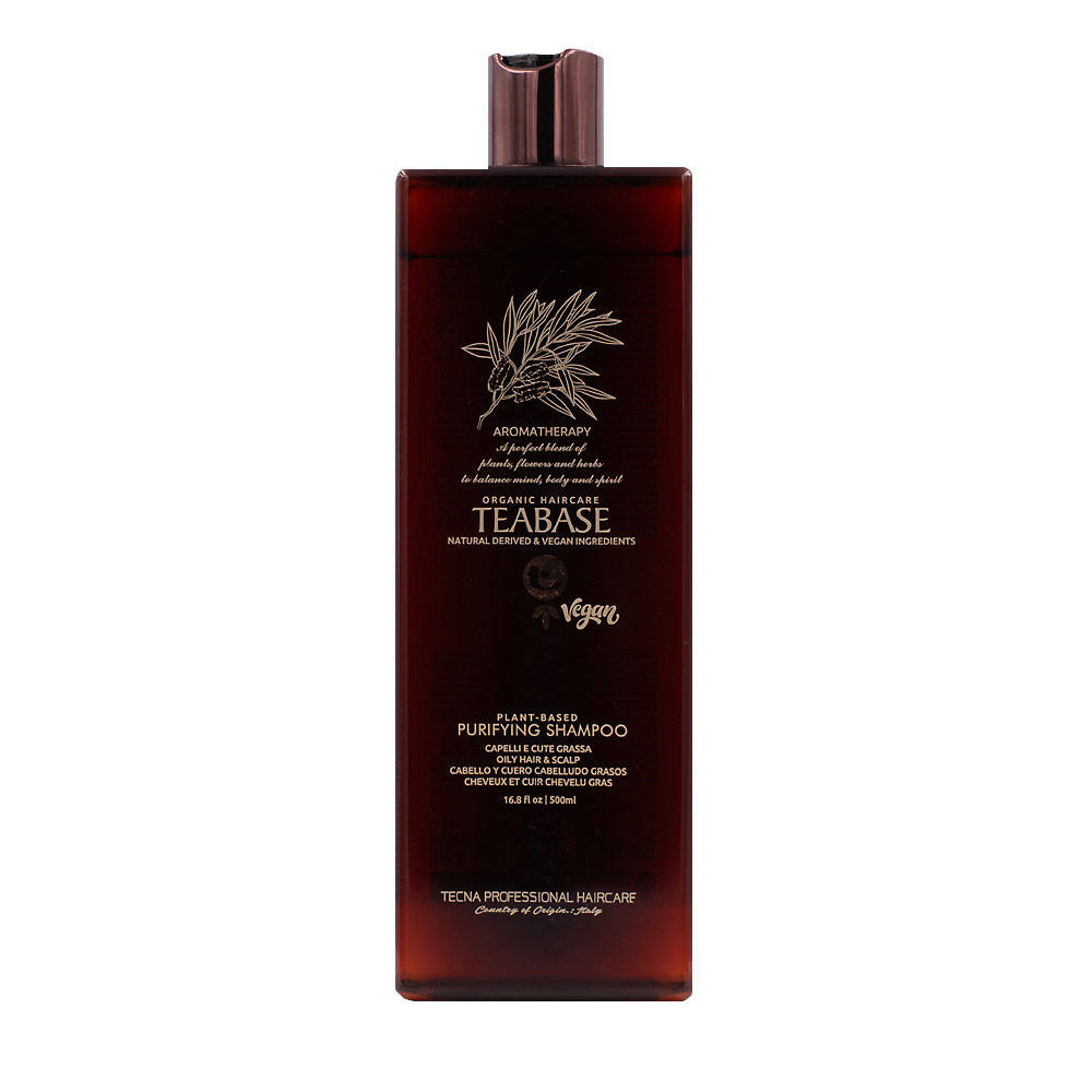 Tecna Teabase Aromatherapy Purifying Shampoo 500ml - shampoo per capelli e cute grassa