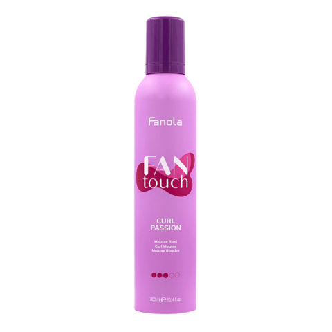Fanola Fan Touch Curl Passion 300ml - mousse ricci