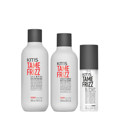 Tame Frizz Shampoo 300ml  Conditioner 250ml De-Frizz Hair Oil 100ml