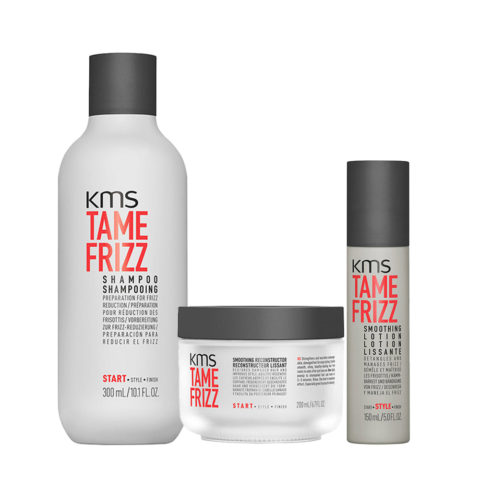 Tame Frizz Shampoo 300ml Smoothing Reconstructor 200ml Smoothing Lotion 150ml