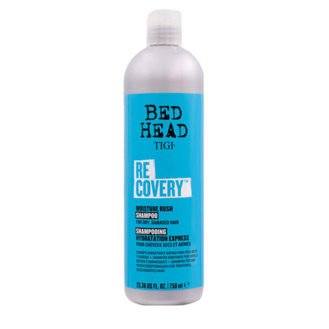Tigi Bed Head Recovery Moisture Rush Shampoo 750ml - shampoo per capelli secchi e danneggiati