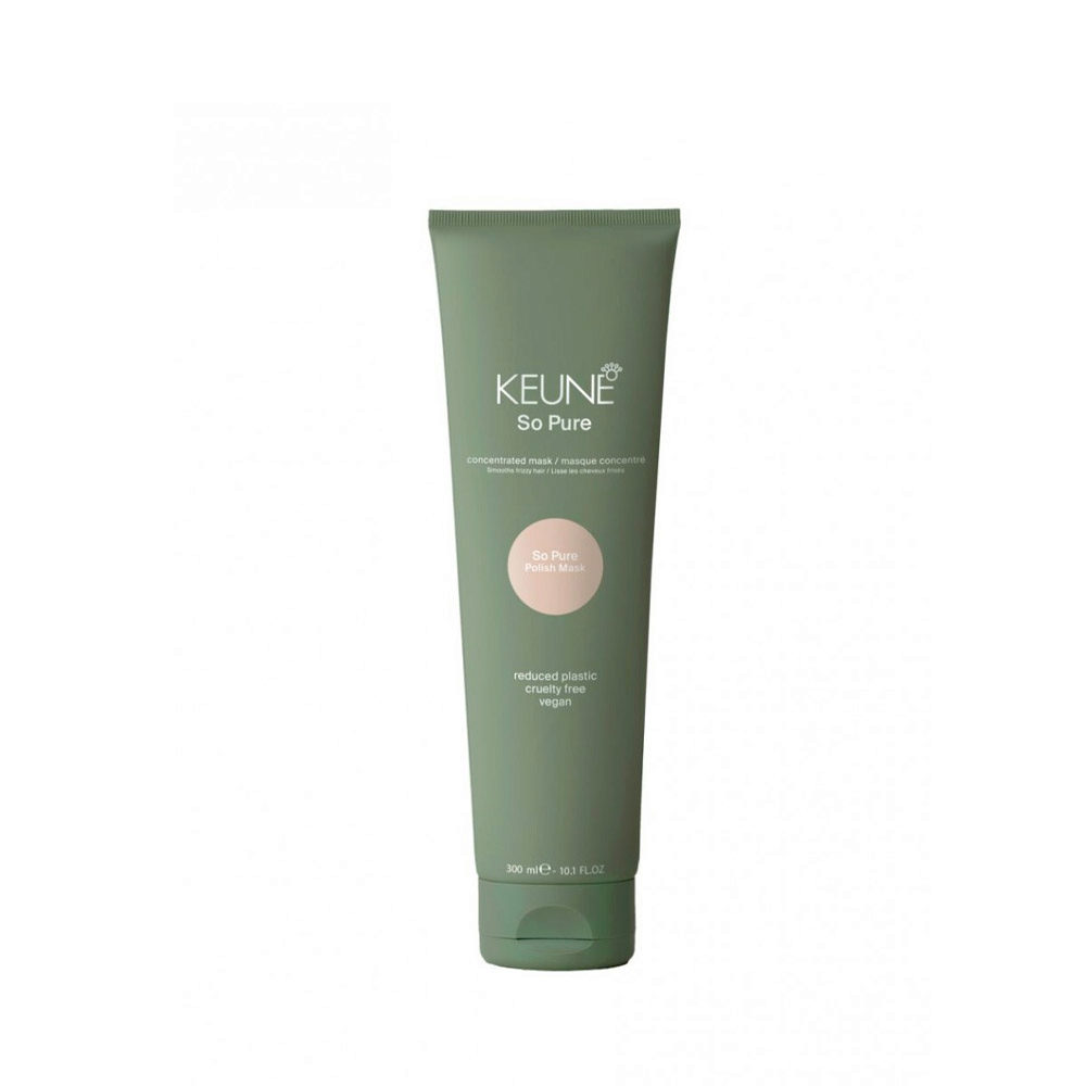 Keune So Pure Polish Mask 300ml - maschera anti crespo